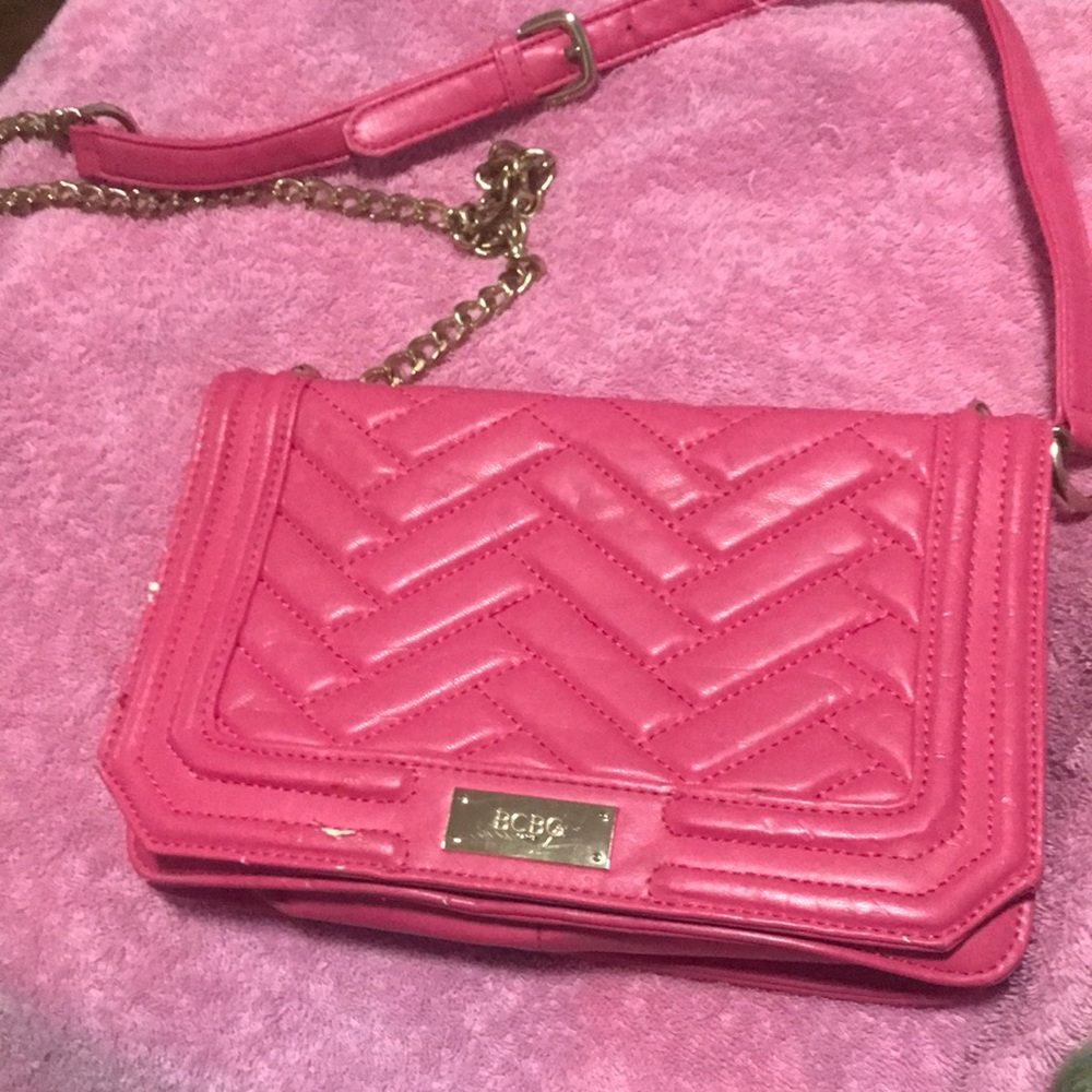 Cute hot pink bcbg purse